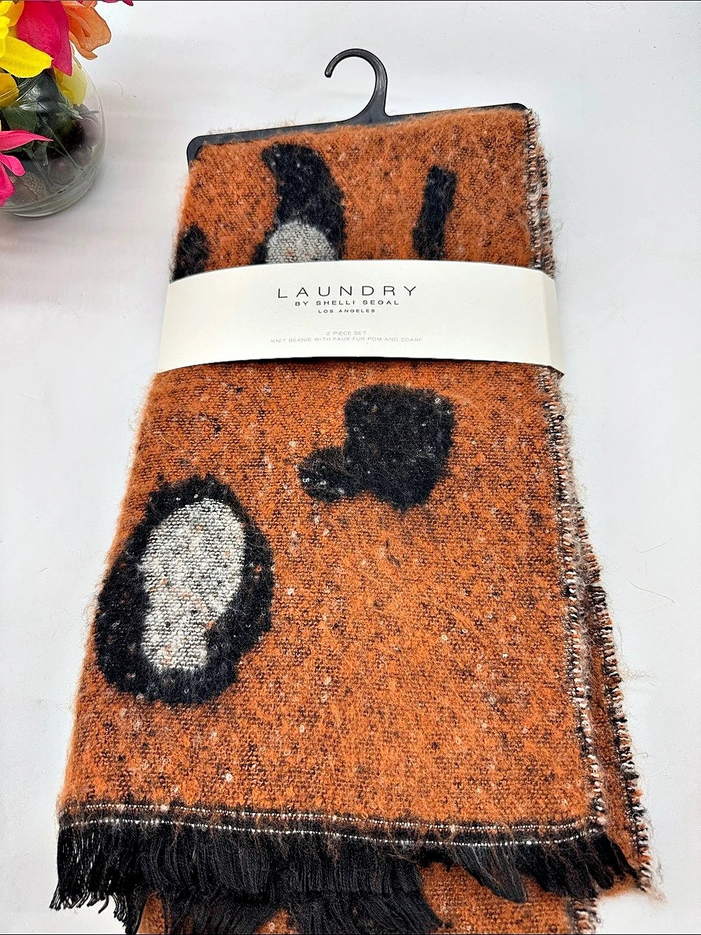 Laundry by Shelli Segal Faux Fur and Scarf